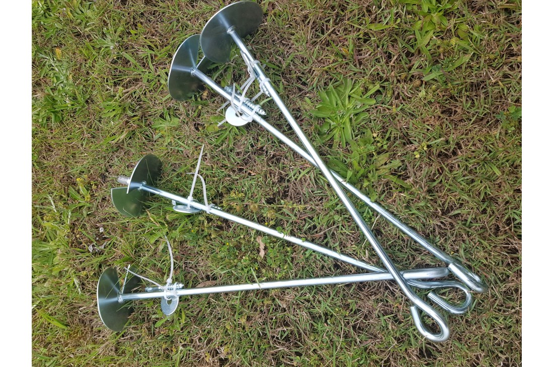 Ground anchor Screw for swing frames